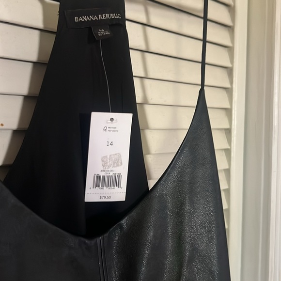 Banana Republic leather top. - Picture 2 of 4